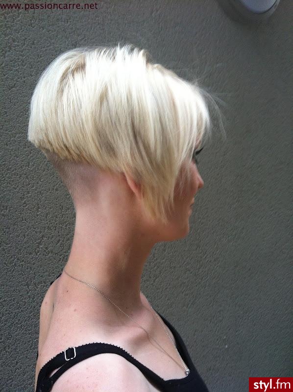 Blond Rozpuszczone Proste Na co dzień Krótkie Fryzury