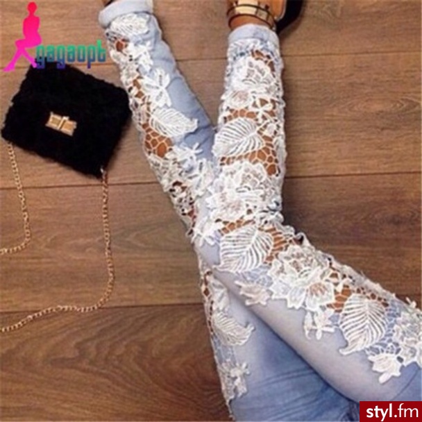 Jeansy Spodnie Moda