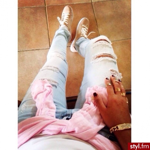Jeansy Spodnie Moda