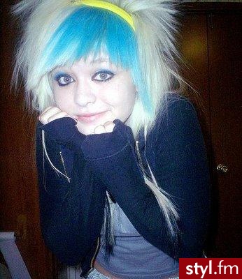 EMO Alternatywne Średnie Fryzury