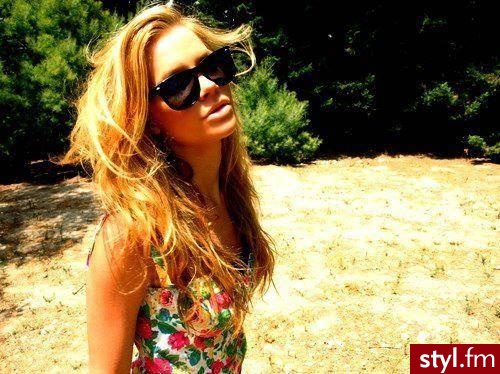 summer paradiese - Blond Rozpuszczone Kręcone Na co dzień Długie Fryzury