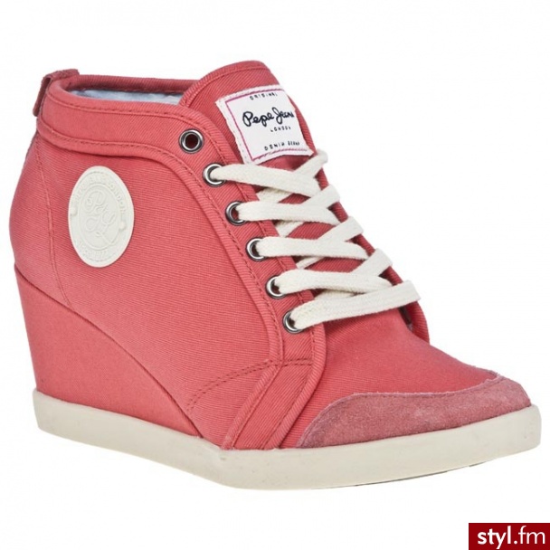 Pepe Jeans Botki PFS50305 342 Różowy - Botki Buty Moda