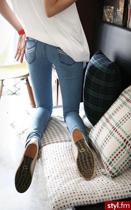 Jeansy Spodnie Moda
