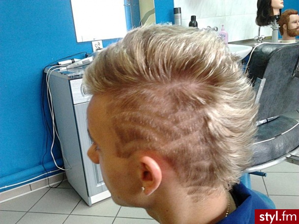Blond Punk Rock Alternatywne Krótkie Męskie Fryzury