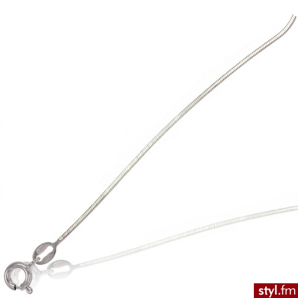 Dandelio Łańcuszek Żmijka Kwadratowa 45 cm, ? 0,11 cm NDI-ŁAŃ-0020 - Łańcuszki Biżuteria Moda