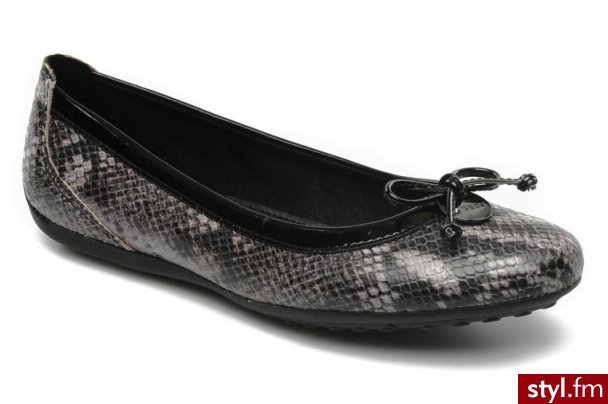 Geox BALERINKI D PIUMA BAL A BY GEOX (Szary) - Balerinki Buty Moda