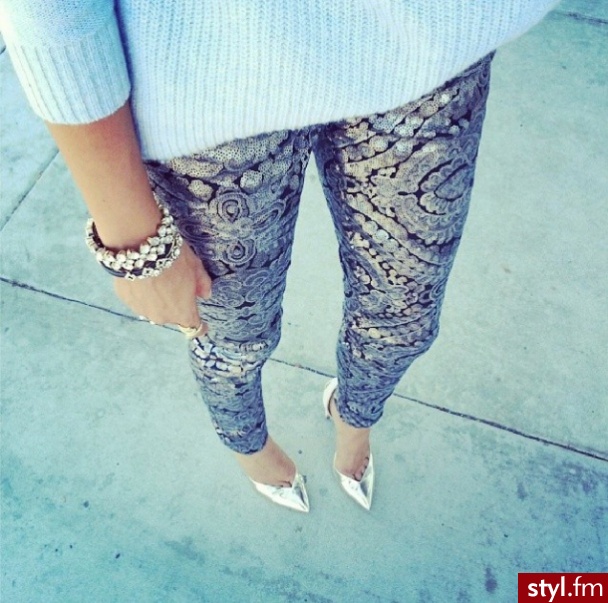 Leginsy Spodnie Moda