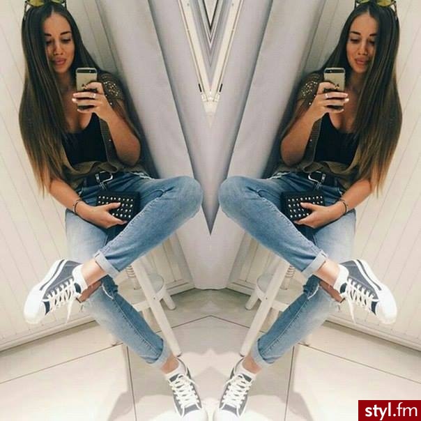 Jeansy Spodnie Moda