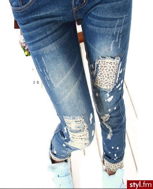 Jeansy Spodnie Moda