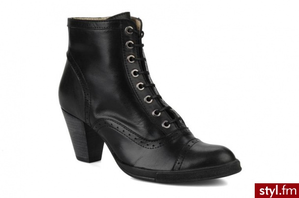 Alain Bastiani PÓŁBUTY I BOTKI NINIVE BY ALAIN BASTIANI (Czarny) - Botki Buty Moda