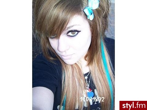EMO Alternatywne Średnie Fryzury