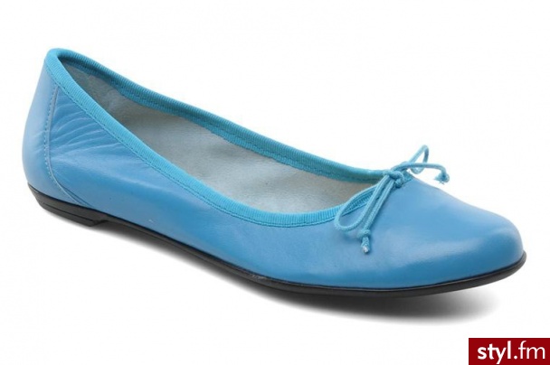 Valensi BALERINKI VEGA BY (NIEBIESKI) (Niebieski) - Balerinki Buty Moda
