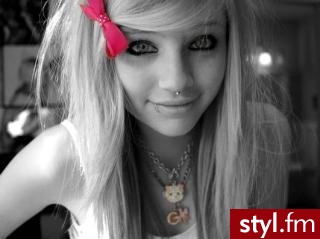 EMO Alternatywne Średnie Fryzury