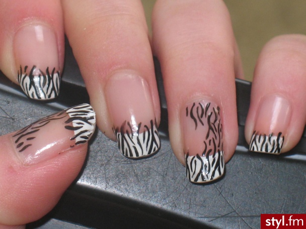 zebra - Paznokcie