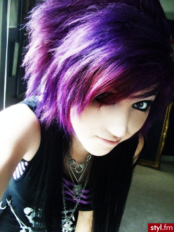 EMO Alternatywne Średnie Fryzury