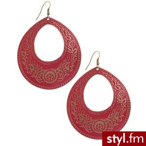Ethnic Tear Drop Earrings - Polyvore. Pobrano ze strony: http://www.polyvore.com/ethnic_tear_drop_earrings/thing?id=17321587 - Pozostałe Dodatki Moda