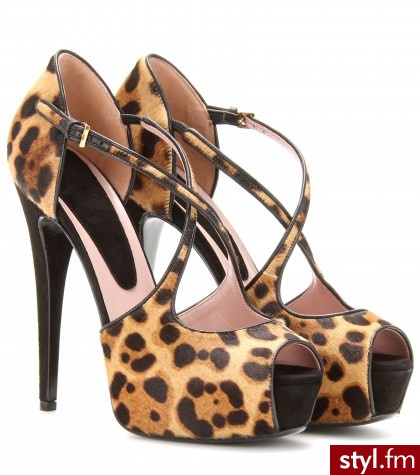 Gucci http://yosh.pl/product/mytheresa/gucci-animal-print-haircalf-platform-pumps/1245191/# - Szpilki Buty Moda