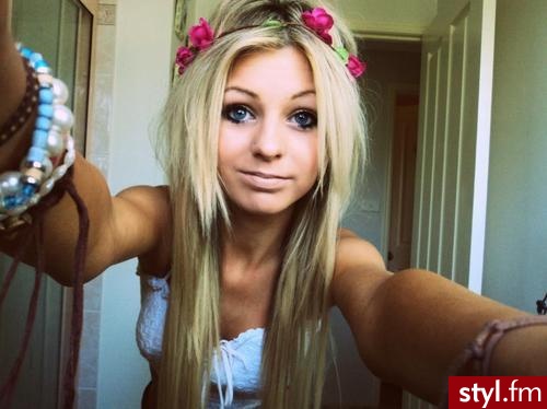 Blond Rozpuszczone Proste Na co dzień Długie Fryzury