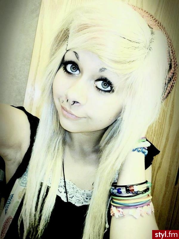 EMO Alternatywne Średnie Fryzury
