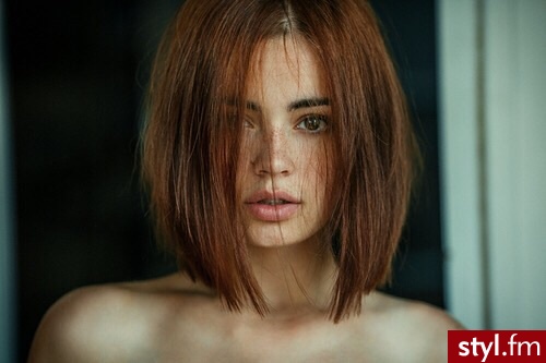 Średnie Fryzury