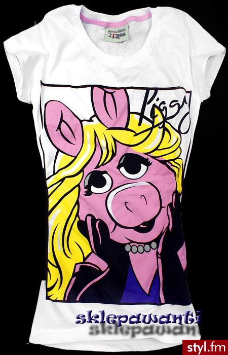Bluzka ^^. Haha :D Swinka PIGI ;D - Pozostałe Ciuchy Moda