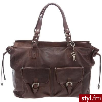 SOCIETE ANONYME BENGERT BAG BLACK/BROWN LEATHER BAG - Polyvore. Pobrano ze strony: http://www.polyvore.com/societe_anonyme_bengert_bag_black/thing?id=22209515 - Pozostałe Torebki Moda