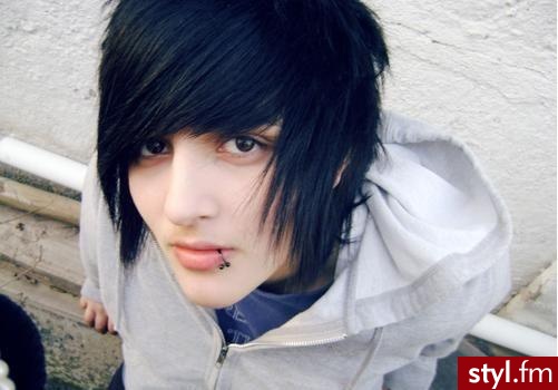 EMO Alternatywne Średnie Fryzury