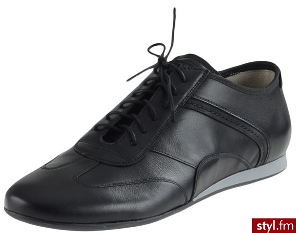 Domeno Półbuty 2399 Czarne N455 - Półbuty Buty Moda