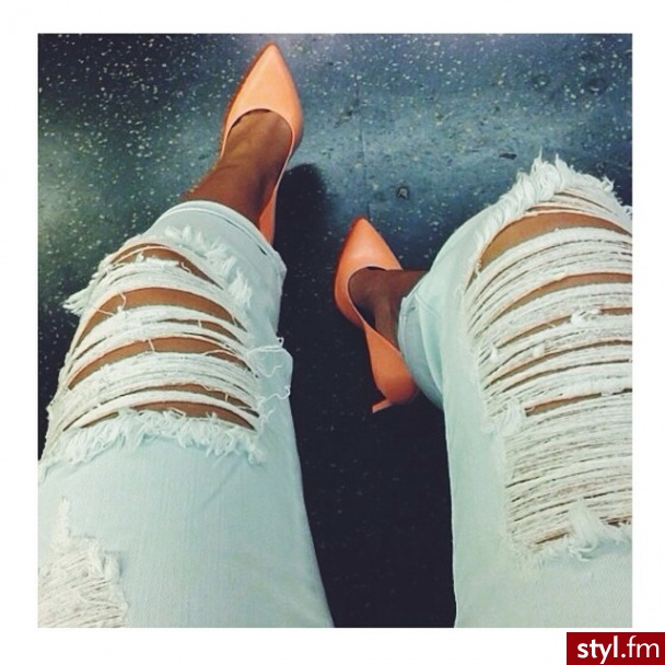 Jeansy Spodnie Moda