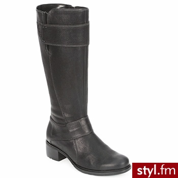 Sioux BUTY HAUKE Black - Kozaki Buty Moda