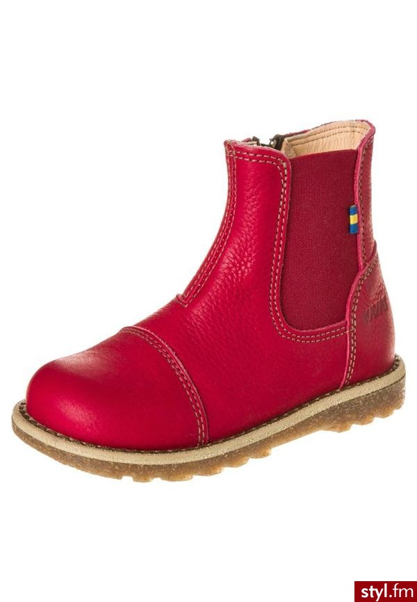 Kavat VIDAR Botki czerwony (91532) - Botki Buty Moda