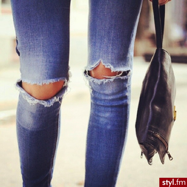 Jeansy Spodnie Moda