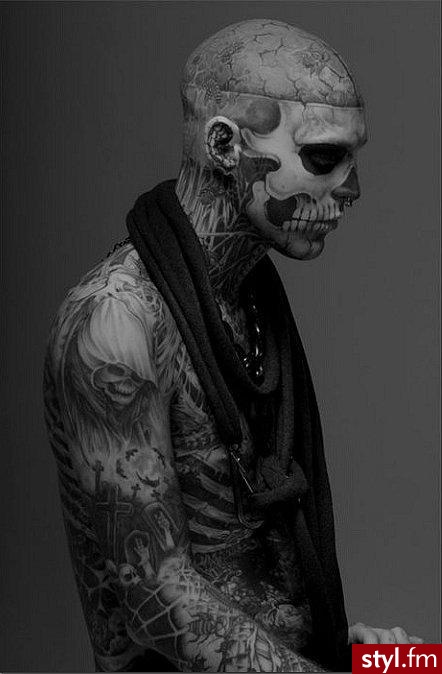 Rick Genest - Tatuaże