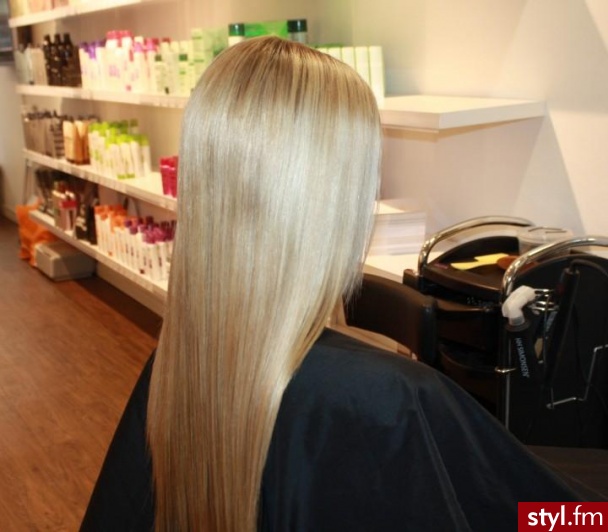 Blond Rozpuszczone Proste Na co dzień Długie Fryzury