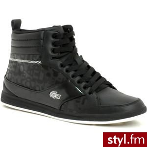 Lacoste Logo Hi-Top Trainers - Polyvore. Pobrano ze strony: http://www.polyvore.com/lacoste_logo_hi-top_trainers/thing?id=12048322 - Pozostałe Buty Moda
