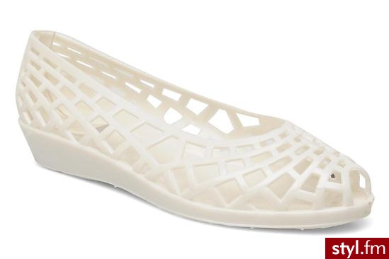 Méduse Balerinki Java (Biały) - Balerinki Buty Moda