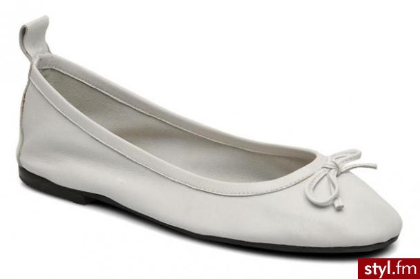 Elizabeth Stuart Balerinki Hidy 638 by (Biały) - Balerinki Buty Moda