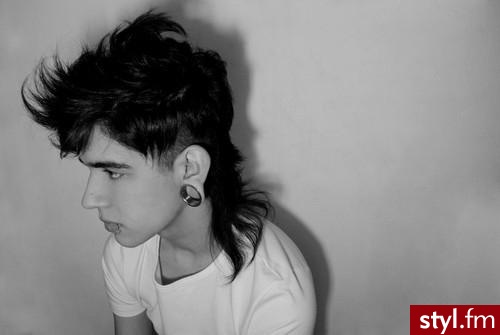 Punk Rock Alternatywne Średnie Fryzury