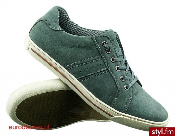 WISHOT Obuwie Sportowe Skate WI-11-060-C Szary - Pozostałe Buty Moda