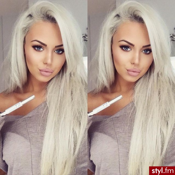 Blond Rozpuszczone Proste Na co dzień Długie Fryzury