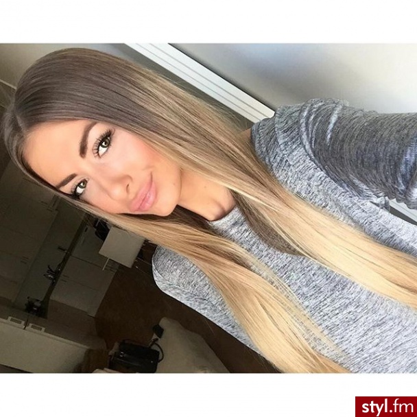 Blond Rozpuszczone Proste Na co dzień Długie Fryzury