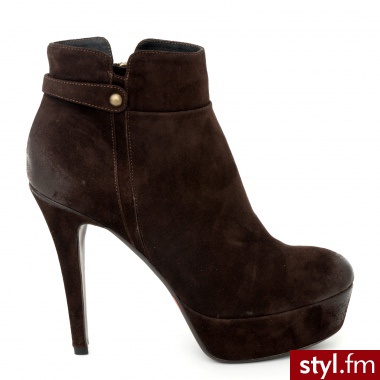 Venezia BOTKI NA PLATFORMIE 7734 CAM TDM - Botki Buty Moda