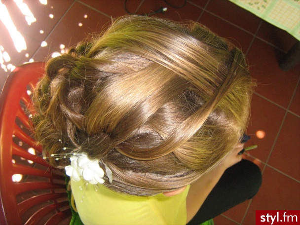 Blond Upięcie Kręcone Ślubne Długie Fryzury