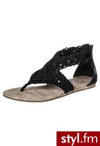 Blowfish BELLANCA Japonki czarny - Klapki Buty Moda