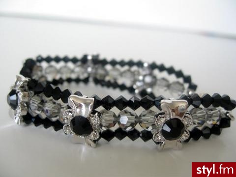Bransoletka. Swarovski - Jet
Bransoletka - Pozostałe Dodatki Moda
