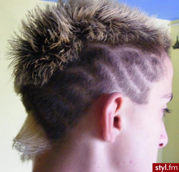 Punk Rock Alternatywne Średnie Fryzury