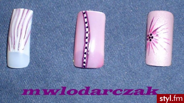 Autor: mwlodarczak odcienie fioletu. Autor: <b>mwlodarczak</b><br /> - Paznokcie