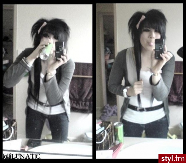 EMO Alternatywne Średnie Fryzury