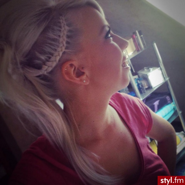 Blond Upięcie Proste Na co dzień Średnie Fryzury