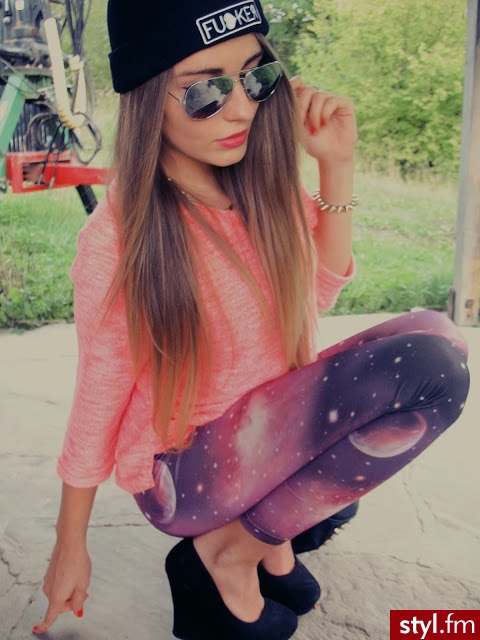 Leginsy Spodnie Moda